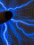 Электрический плазменный диск Тесла Синий D - 30см