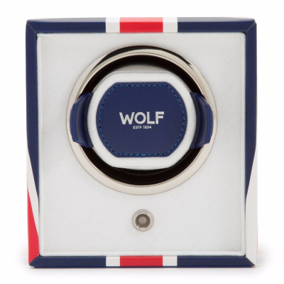 Шкатулка- бокс Wolf для подзавода часов арт.462404, "британский флаг"