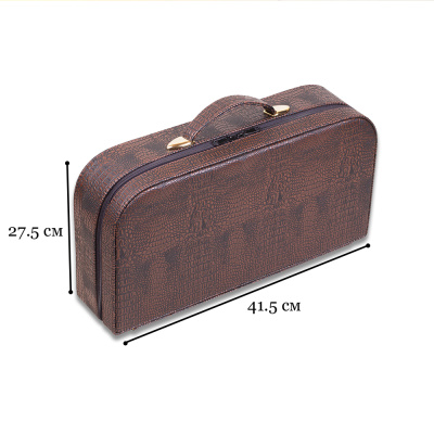 Набор дорожный в сумке-кейсе из искусственной кожи (4 персоны), арт.251ИИ4