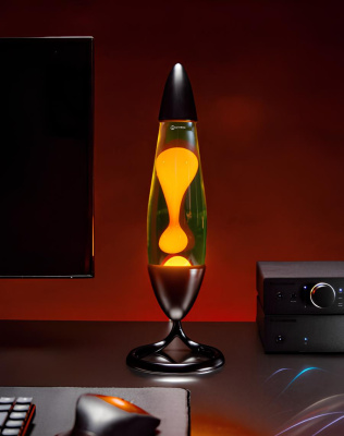 Лава-лампа Mathmos Neo Оранжевая/Желтая Black Лава-лампа Mathmos Neo Оранжевая/Желтая Black