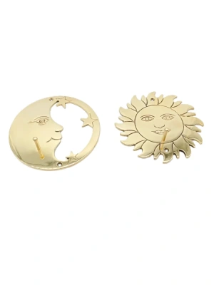 Ключница металлическая настенная Солнце и Луна Ключница металлическая настенная Солнце и Луна