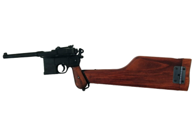 Макет. Пистолет Mauser C96 ("Маузер") с деревянной кобурой-прикладом (Германия, 1896 г.)