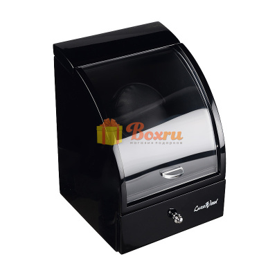 Шкатулка для подзавода 1х часов Luxewood LW321-11, черная