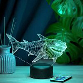 3D ночник Акула 2