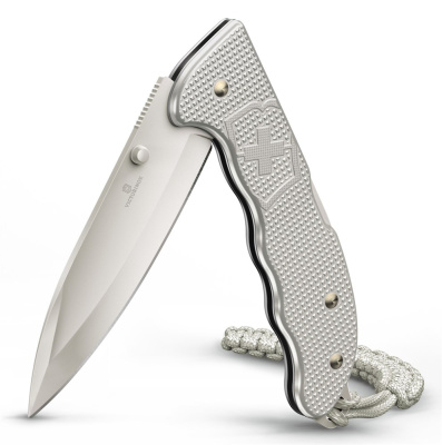 Нож перочинный Victorinox Evoke Alox 136 мм 5 функций серебристый (подарочная коробка)