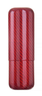 Чехол Lubinski на 2 сигары, красный карбон Чехол Lubinski на 2 сигары, красный карбон