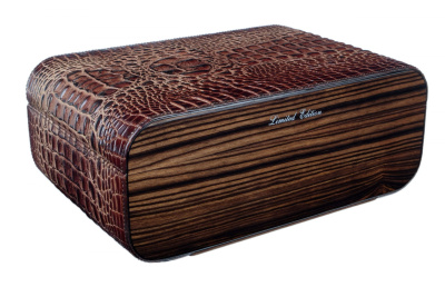 Хьюмидор Gentili на 40 сигар Limited Edition, SV40-Croco-dark Хьюмидор Gentili на 40 сигар Limited Edition, SV40-Croco-dark