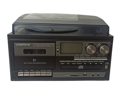 Виниловый проигрыватель LoopTone ДИСКО, Bt / CD / кассета / FM / АМ / USB, TR-18CD-BB