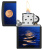 Зажигалка ZIPPO Moon Sunset с покрытием Black Light, латунь/сталь, чёрная, матовая, 38x13x57 мм