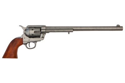 Макет. Револьвер Кольт CAL.45 PEACEMAKER 12" ("Миротворец") (США, 1873 г.), арт.1303