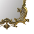 Настенное зеркало в раме "Рендада", золото