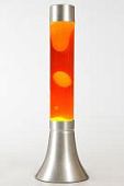 Лава-лампа CY 39см Silver Желтая/Красная (Воск)