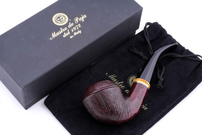 Трубка Mastro de Paja Pettinata Classica с цветным кольцом