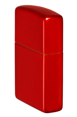 Зажигалка ZIPPO Classic с покрытием Metallic Red, латунь/сталь, красная, матовая, 38x13x57 мм Зажигалка ZIPPO Classic с покрытием Metallic Red, латунь/сталь, красная, матовая, 38x13x57 мм