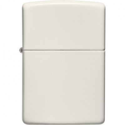 Зажигалка ZIPPO Classic 49193 с покрытием Glow In The Dark, латунь/сталь, белая, матовая, 38x13x57 мм