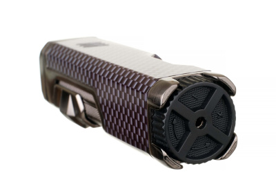 Зажигалка сигарная Honest, четверное пламя, карбон