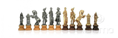 Шахматы "Napoleon Wooden Base" (в комплекте нарды и шашки), Italfama