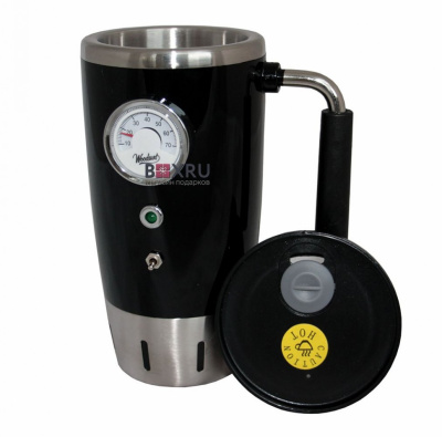 Автокружка MUGНУМ 12V/USB, черная