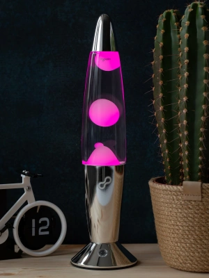 Лава лампа Amperia Rocket Smart Белая/Прозрачная (34 см) Chrome Лава лампа Amperia Rocket Smart Белая/Прозрачная (34 см) Chrome