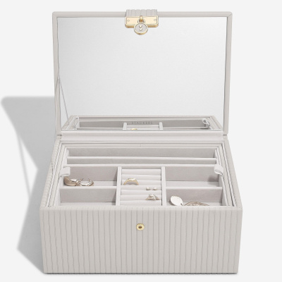 Шкатулка LC Designs для хранения украшений арт.76835, серая