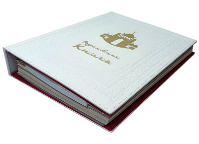 Родословная книга «Художественная», белая с мечетью