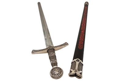 Макет. Средневековый меч (Франция, XIV век) с ножнами