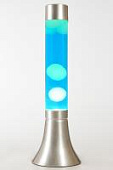 Лава-лампа CY 39см Silver Белая/Синяя (Воск)