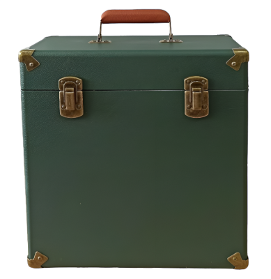 Кейс для виниловых пластинок BOX, зеленый, BOX-Gr
