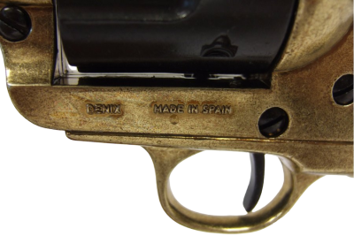 Макет. Револьвер Кольт CAL.45 PEACEMAKER 12" ("Миротворец") (США, 1873 г.), рукоять под кость