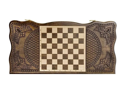 Нарды резные "Тёмный Узор 5" 60, Mirzoyan Нарды резные "Тёмный Узор 5" 60, Mirzoyan