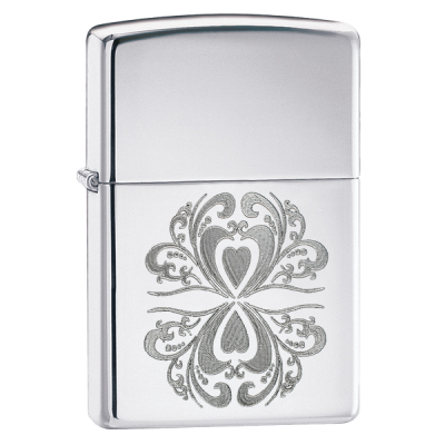 Зажигалка Zippo MIRRORED HEARTS
