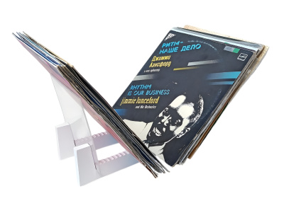 Держатель для 50-ти виниловых пластинок, RB-50M, белый Держатель для 50-ти виниловых пластинок, RB-50M, белый