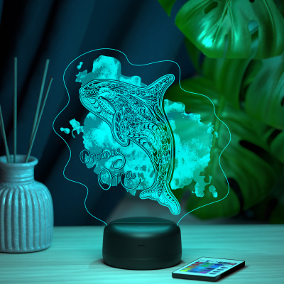 3D ночник Косатка