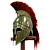 Шлем коринфский с красным плюмажем