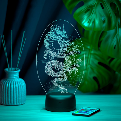 3D ночник Китайский дракон