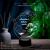 3D ночник Палитра - Мечтай, твори, люби