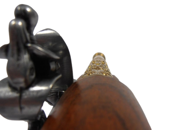 Макет. Кремневый пистоль (под левую руку) (Индия, XVIII век), латунь