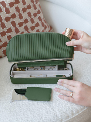 Футляр LC Designs для украшений и косметики 76838, зеленый