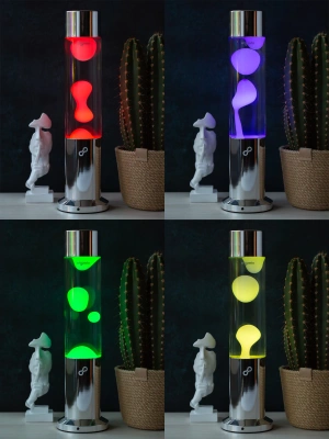 Лава лампа Amperia Tube Smart Белая/Прозрачная (39 см) Chrome Лава лампа Amperia Tube Smart Белая/Прозрачная (39 см) Chrome