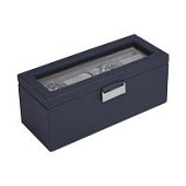 Шкатулка LC Designs для хранения 4-ёх часов арт.76064, синяя Шкатулка LC Designs для хранения 4-ёх часов арт.76064, синяя