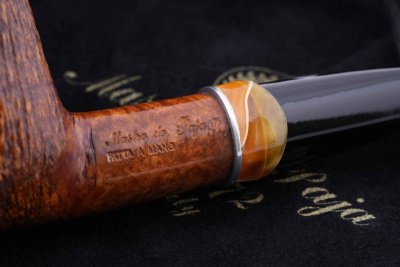 Трубка Mastro de Paja Pettinata Classica с цветным кольцом