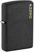 Зажигалка ZIPPO Logo с покрытием Black Crackle™, латунь/сталь, чёрная, матовая, 38x13x57 мм (без бензина) Зажигалка ZIPPO Logo с покрытием Black Crackle™, латунь/сталь, чёрная, матовая, 38x13x57 мм (без бензина)