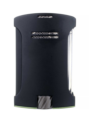 Зажигалка сигарная Colibri Daytona, черно-зеленая