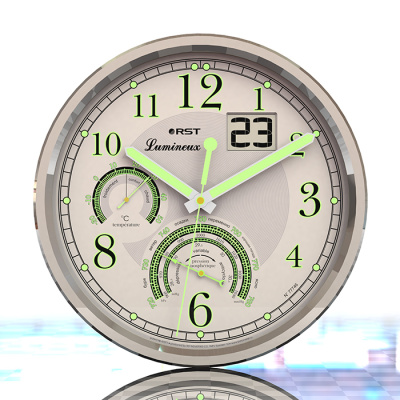 Часы настенные, метеостанция (часы, барометр, термометр, дата), 77746