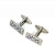 Запонки Cufflinks Inc. Прямоугольные с рисунком из синей эмали CF47
