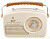 Радиоприемник GPO Rydell Nostalgic (fm.mw.sw.lw), кремовый