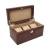 Шкатулка LC Designs для хранения 3-х часов и аксессуаров арт. 71212, коричневая