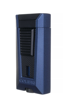 Зажигалка сигарная Colibri Stealth (тройное пламя), синий лак Navy