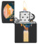 Зажигалка ZIPPO Mountain Waterfall с покрытием Black Light, латунь/сталь, черная,матовая 38x13x57 мм