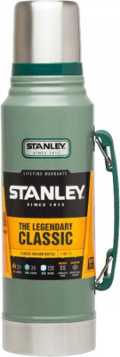 Термос Stanley Classic (1 литр), темно-зеленый